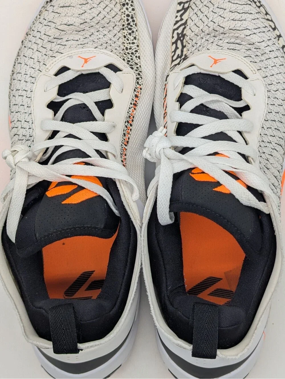 Nike Air Jordan Luka 1 Mens Size 13 White Orange Safari Shoes Sneaker DN1772-108